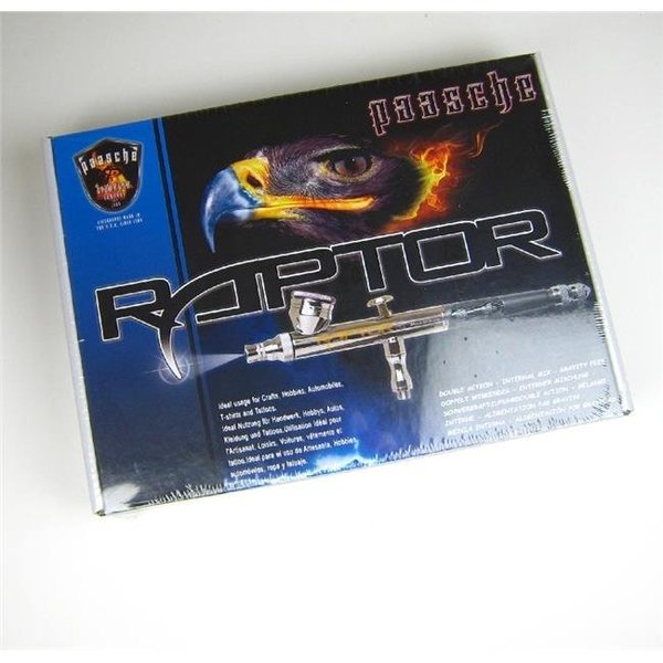 Paasche Paasche RG-1S Raptor Gravity Double Action Feed Airbrush Set with 0.25 mm Head RG-1AS